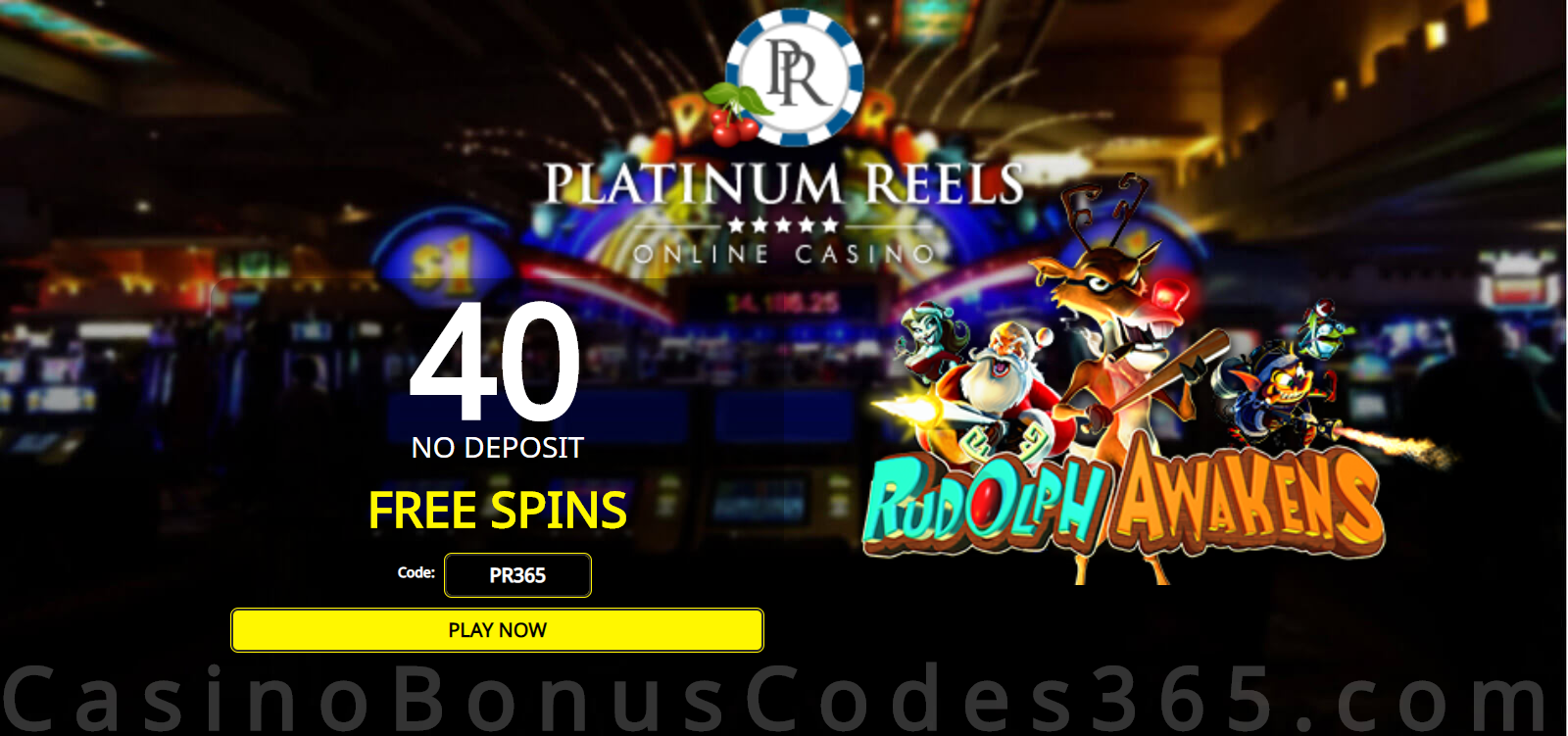 Platinum reels bonus code